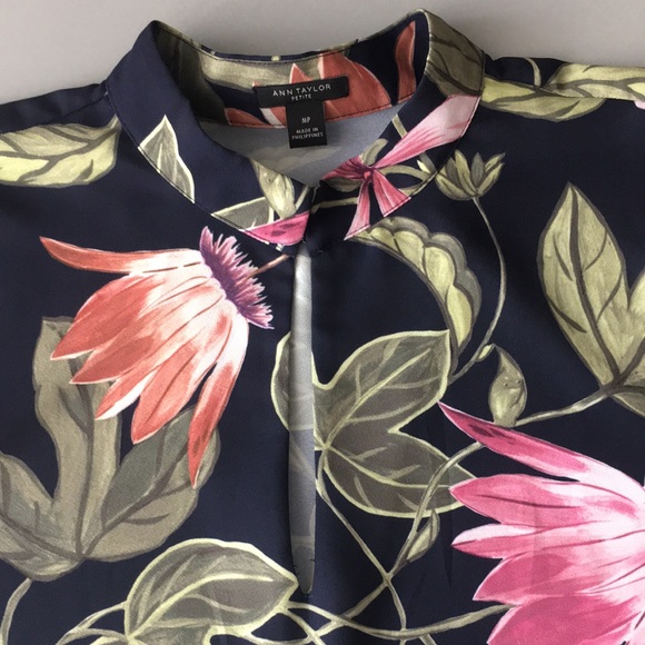 Ann Taylor Petite Morning Glory Blouse - Picture 3 of 6